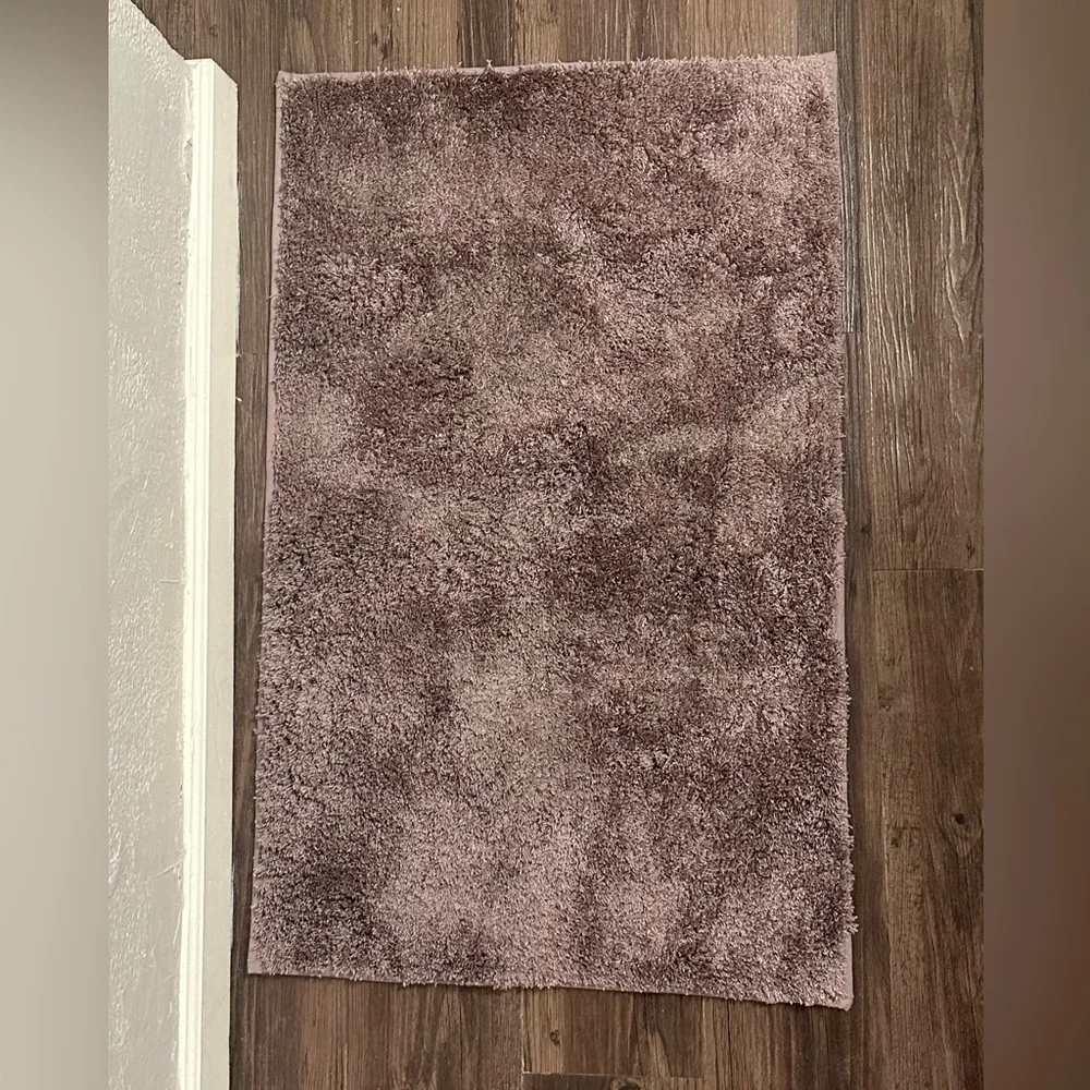 Purple room and bath mat